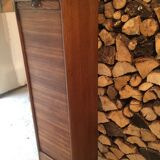 Light oak curtain binder