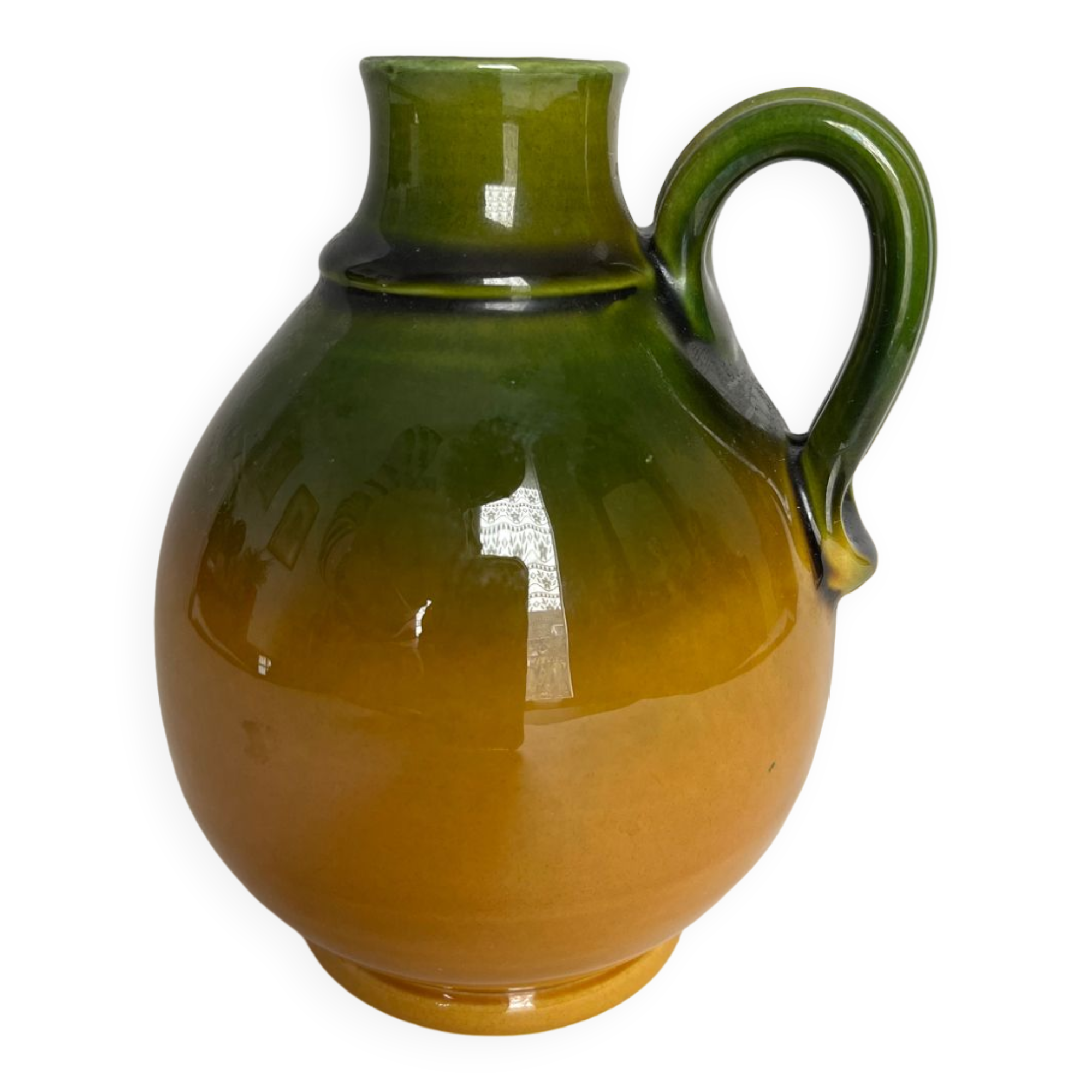 Biot ceramic vase signed Jean Bertron