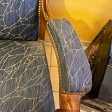 Blue voltaire sofa