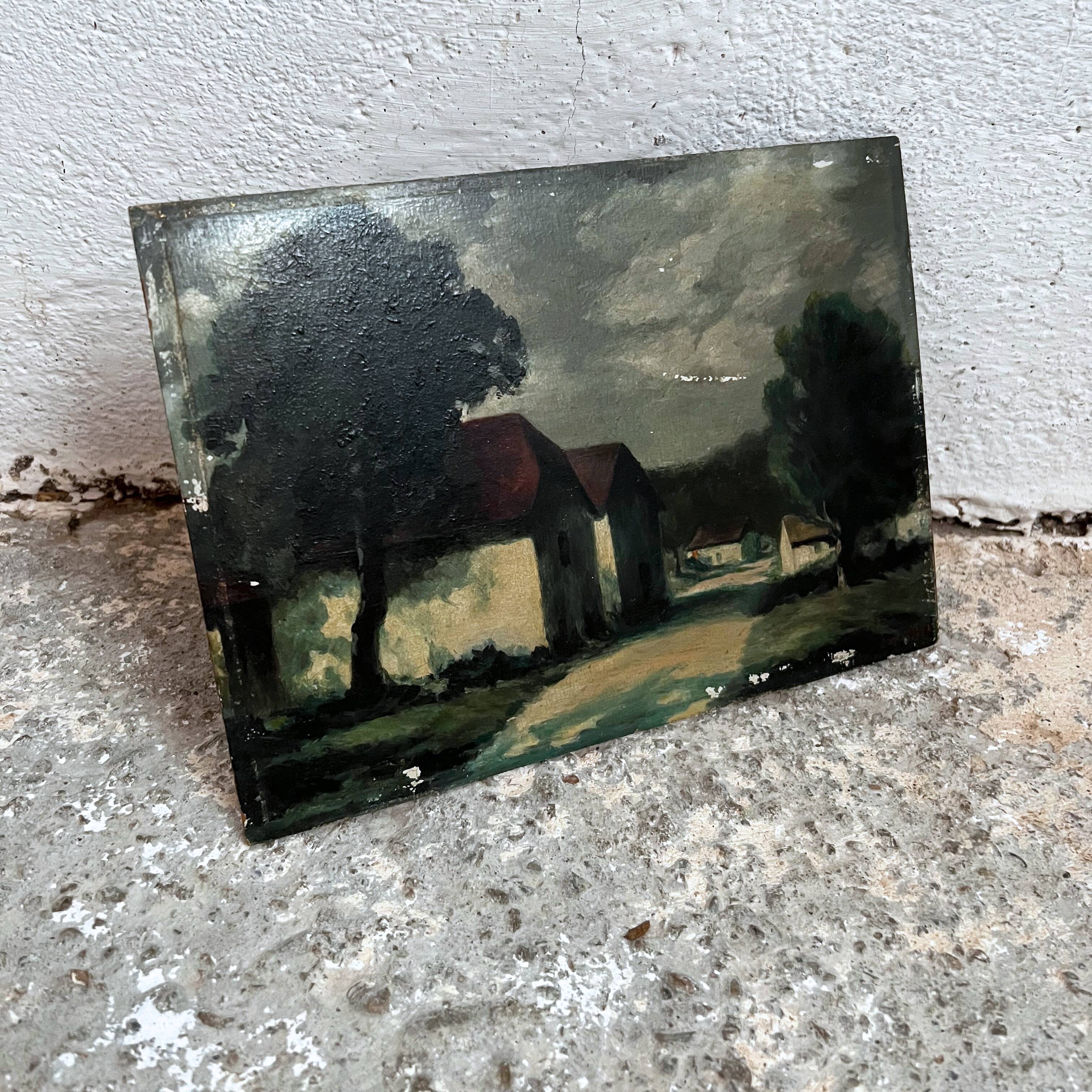Landscape painting France region