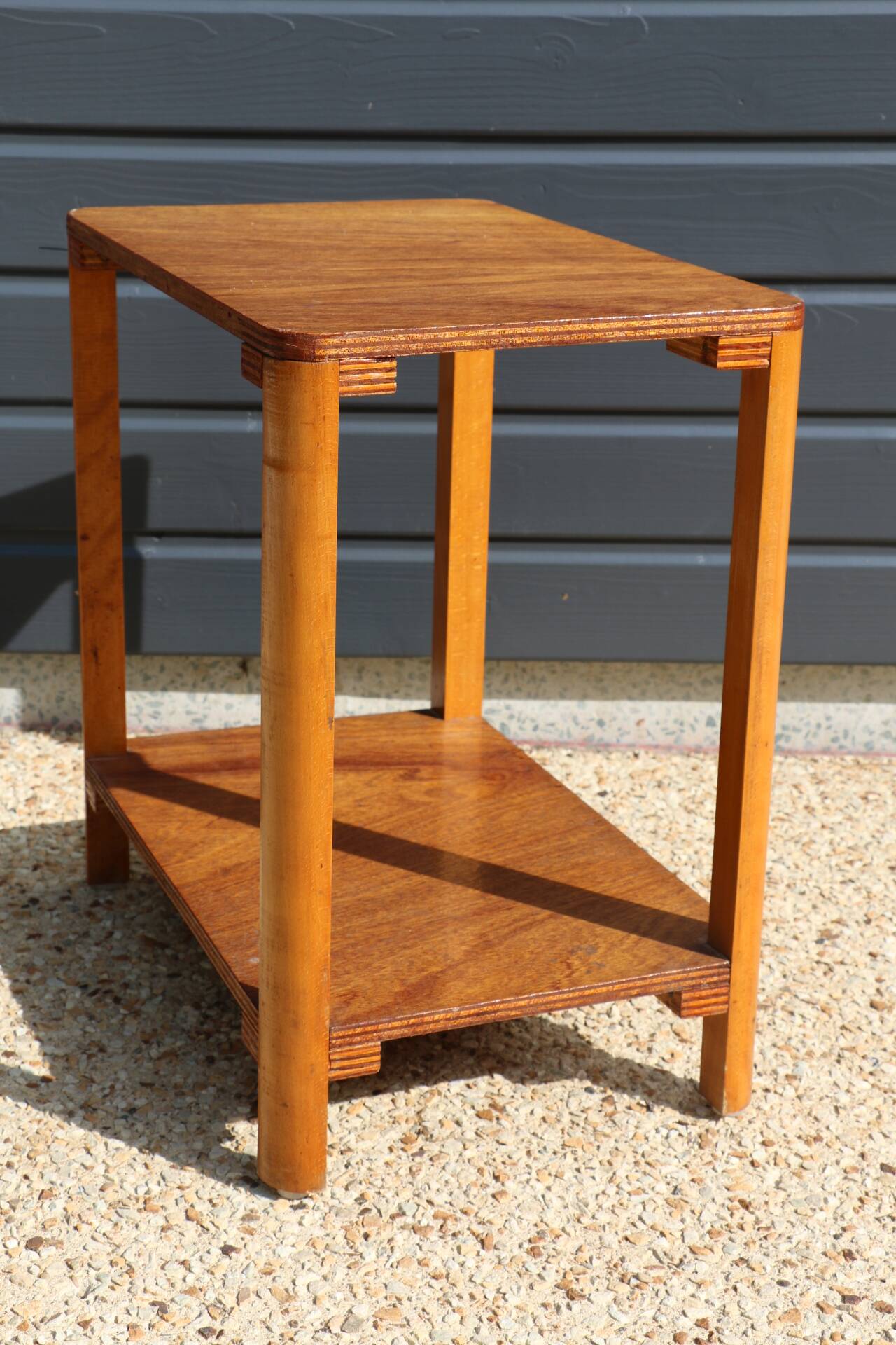 Bolster with 2 plywood shelves