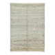 Tapis turc unique fait main en laine bleue