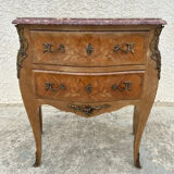 Louis XV style chest of drawers in rosewood