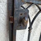 Gothic style wrought iron gate