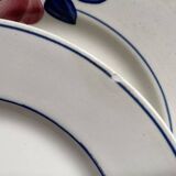 Dessert plates with rose decoration HBCM