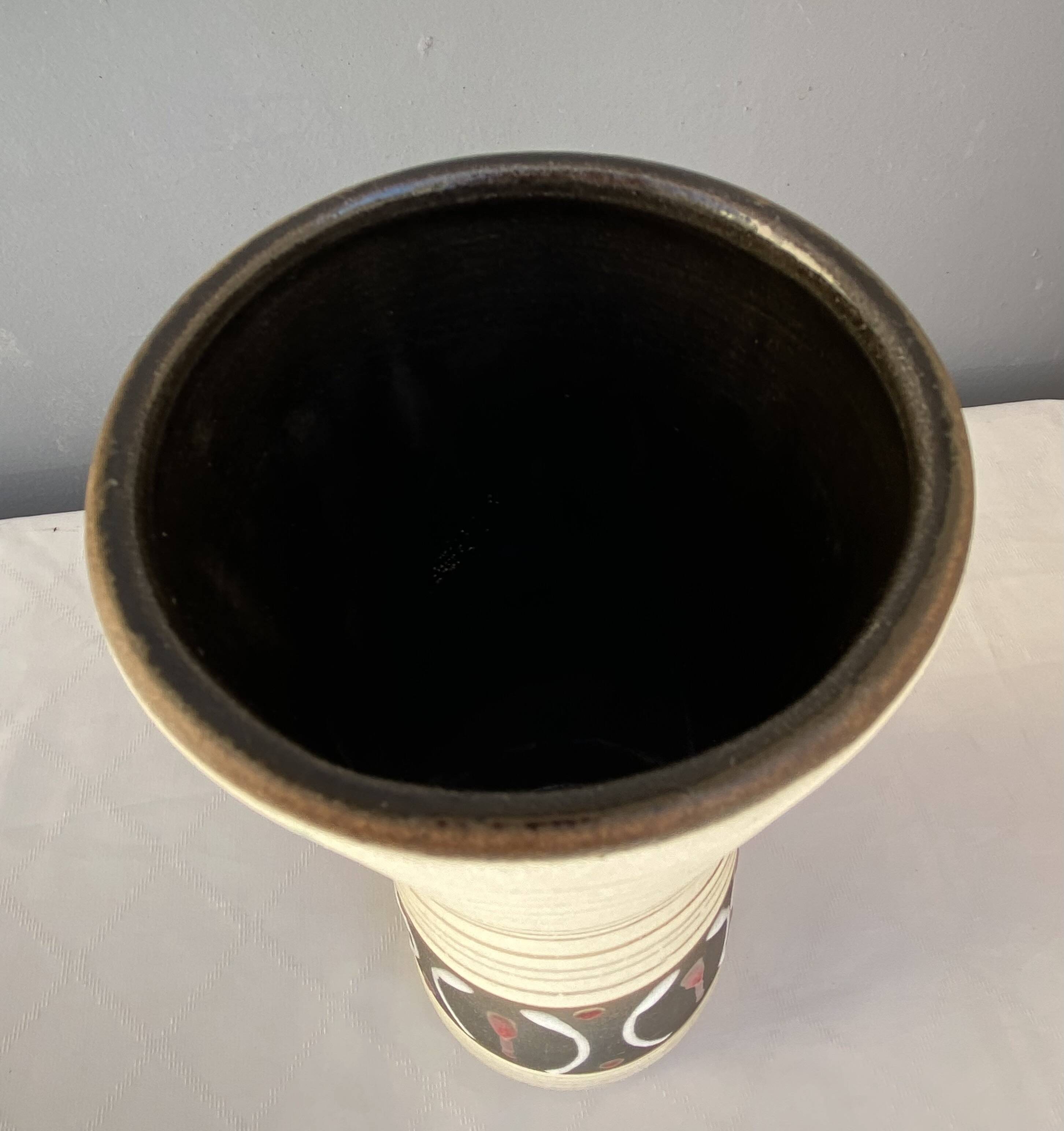 Three West German ceramic vases