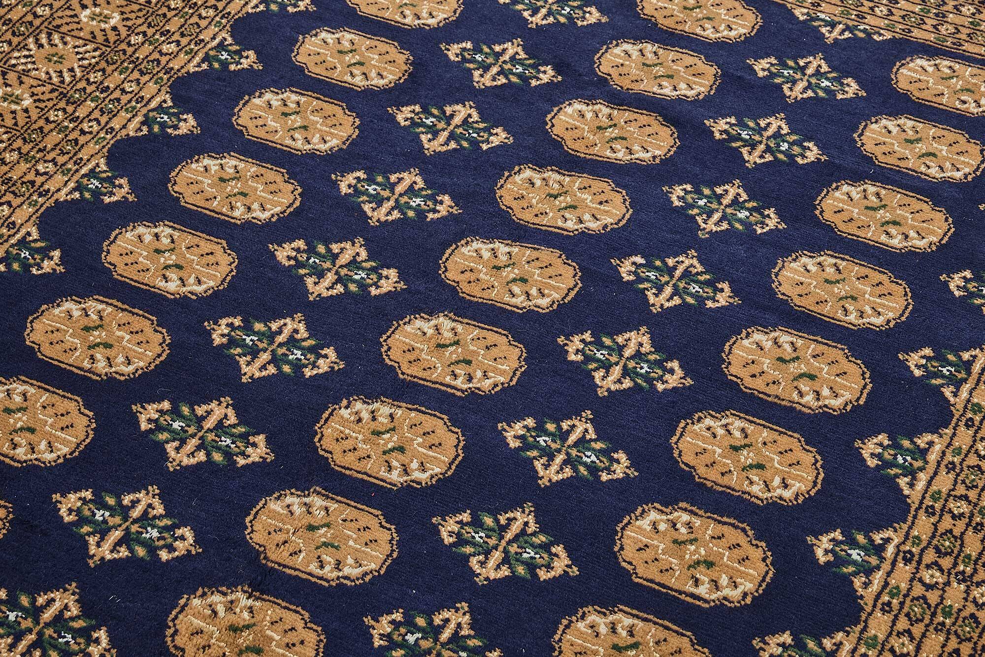 Turkish Handknotted Wool Oushak Rug 154 cm x 213 cm