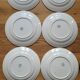 6 antique flat plates from Sté Céramique Maestricht