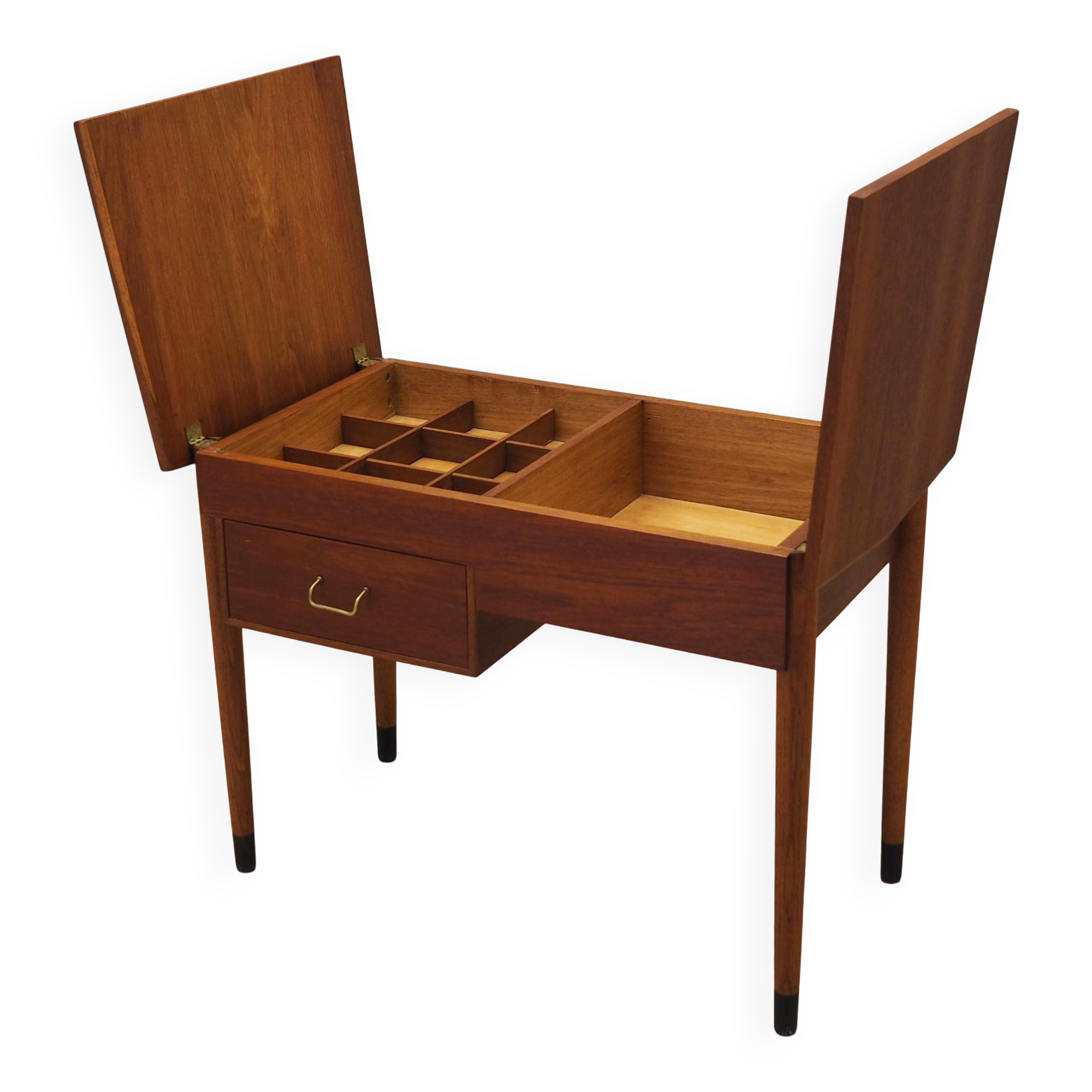 Teak sewing table, Danish design, 1960s, production: Denmark