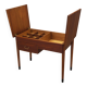 Teak sewing table, Danish design, 1960s, production: Denmark