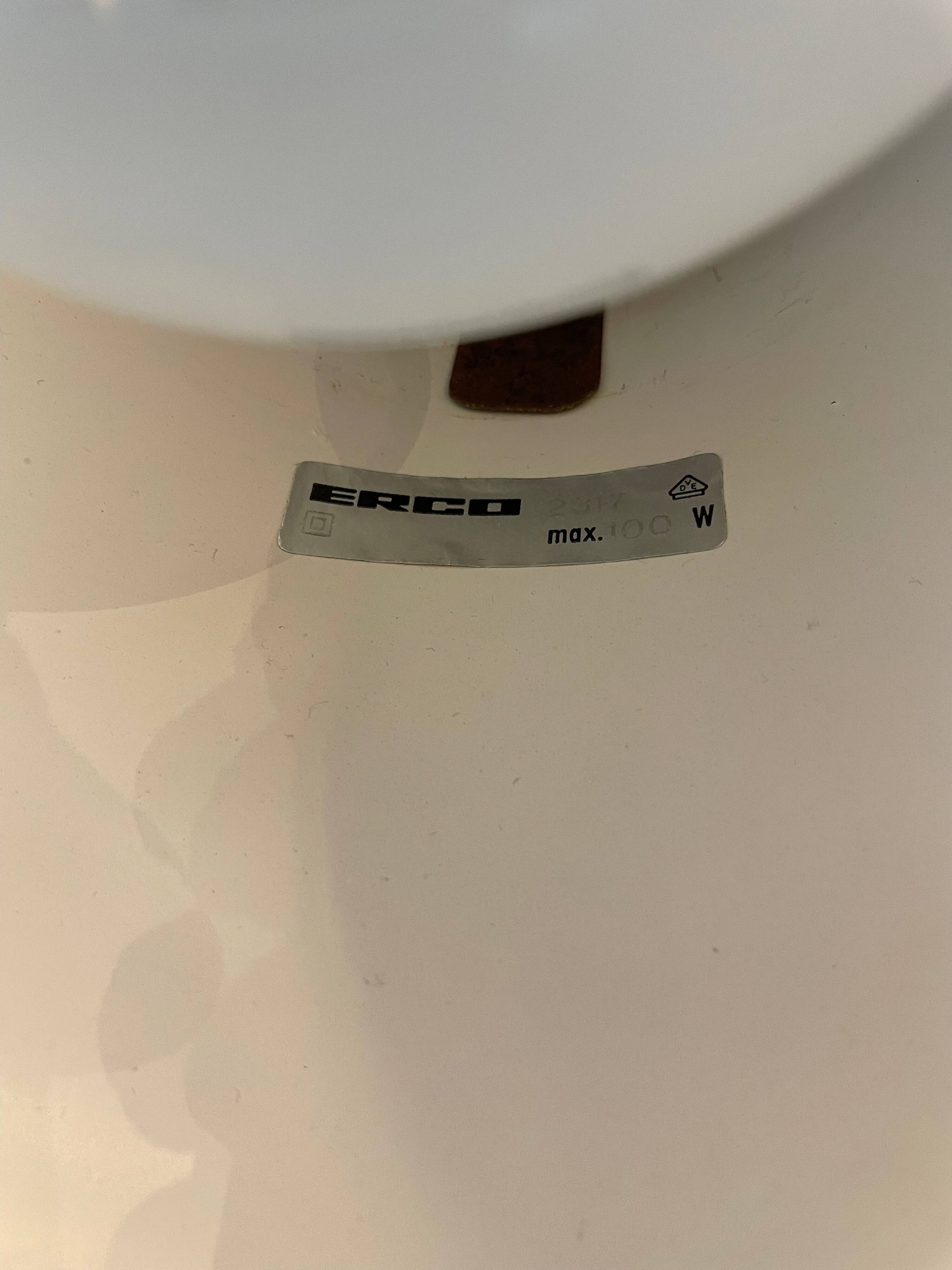 Chrome floor lamp 1970s Erco