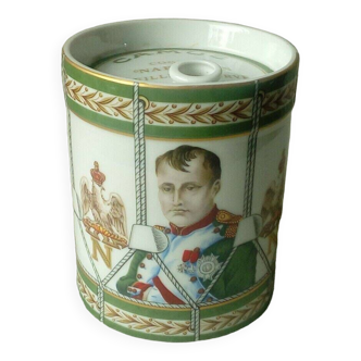 Napoleon cognac porcelain bottle camus haviland limoges empir style