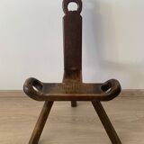 Traditional Basque chair in brutalist style