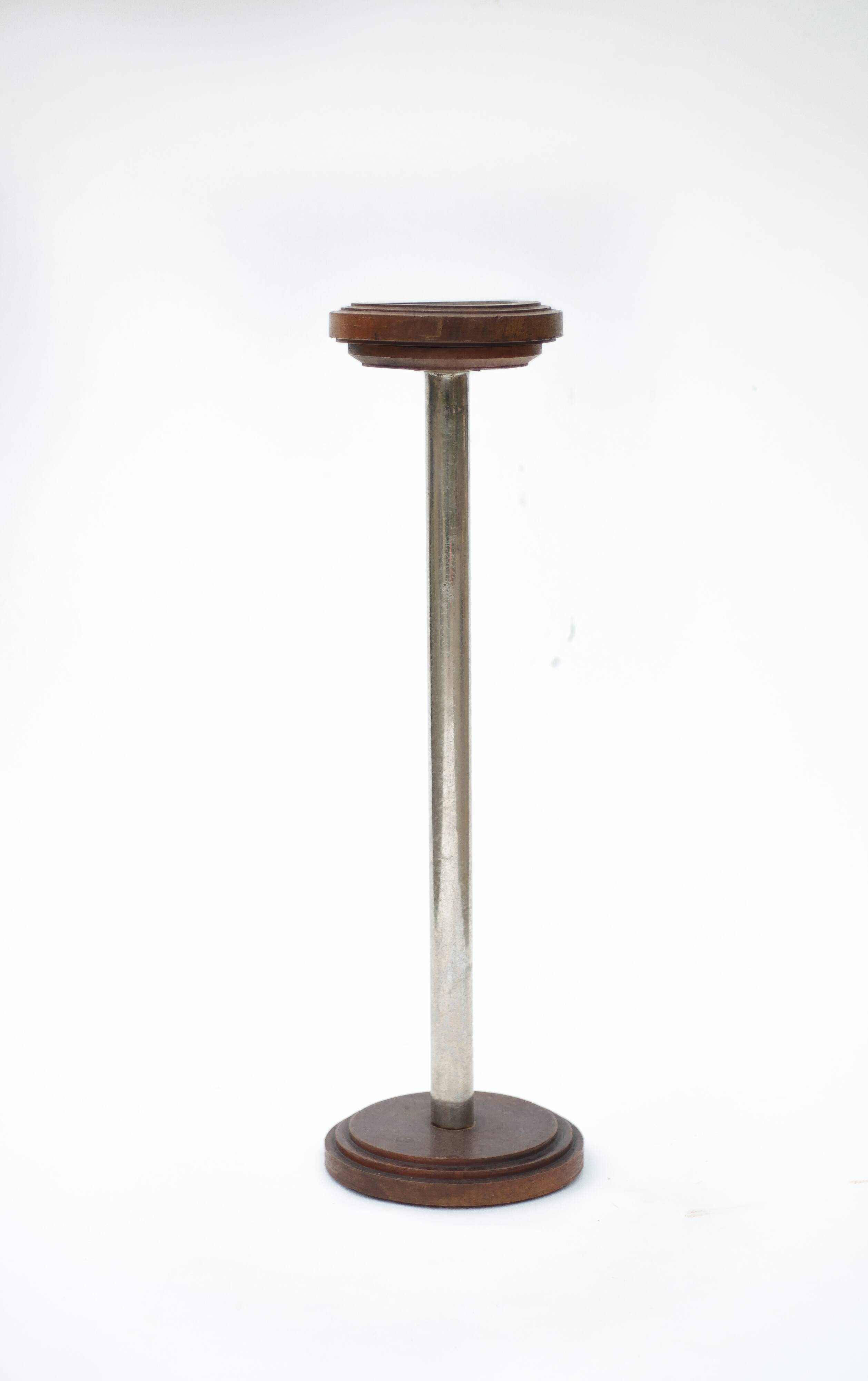 Vintage ashtray, Art Deco floor ashtray or side table, catch-all tray.