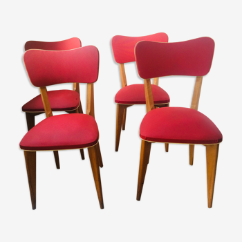 4 chaises ELF 1960