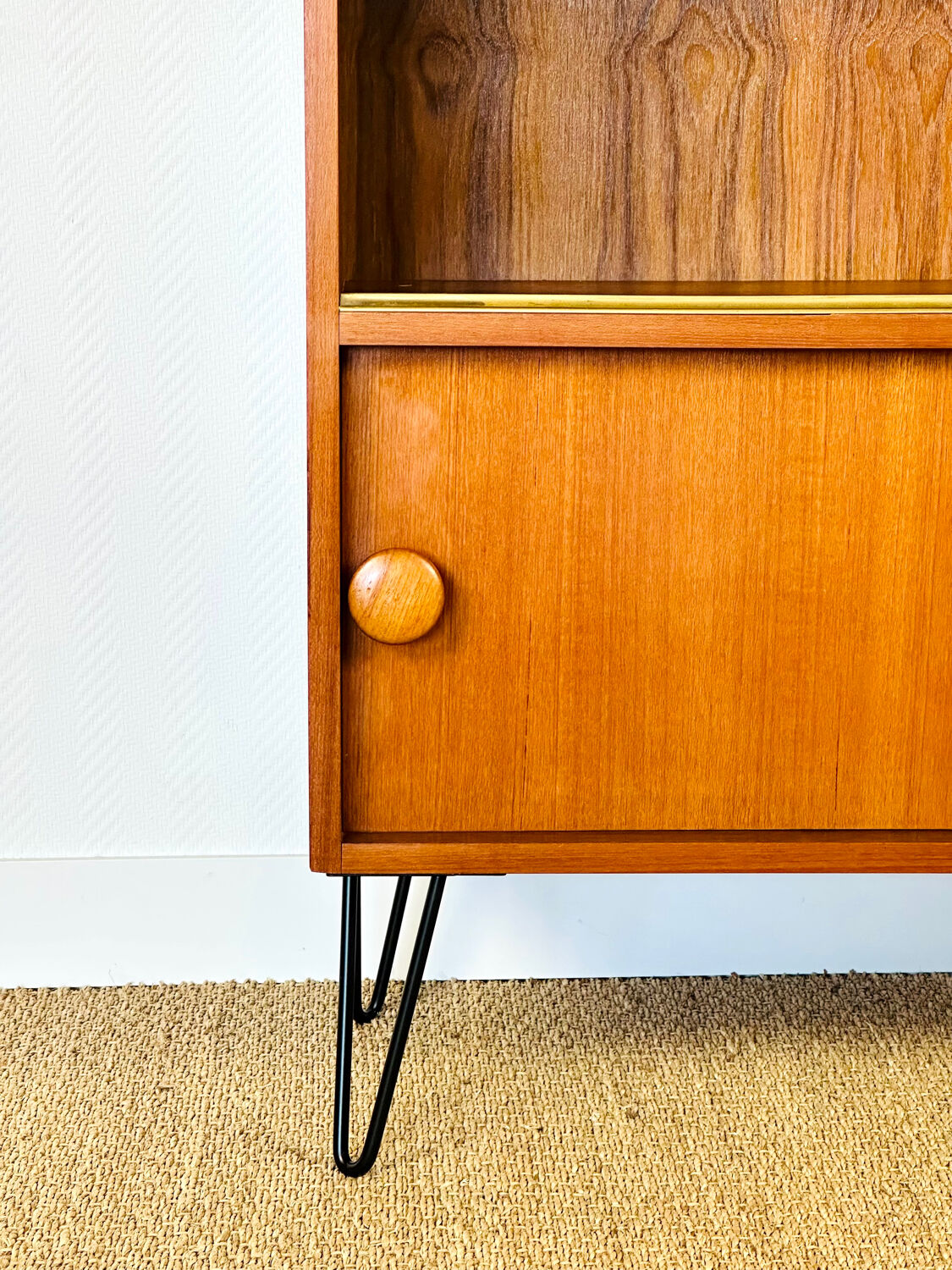 Scandinavian teak library 1960