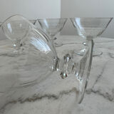 Set of 4 crystal glasses