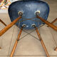 Blue Eames chairs