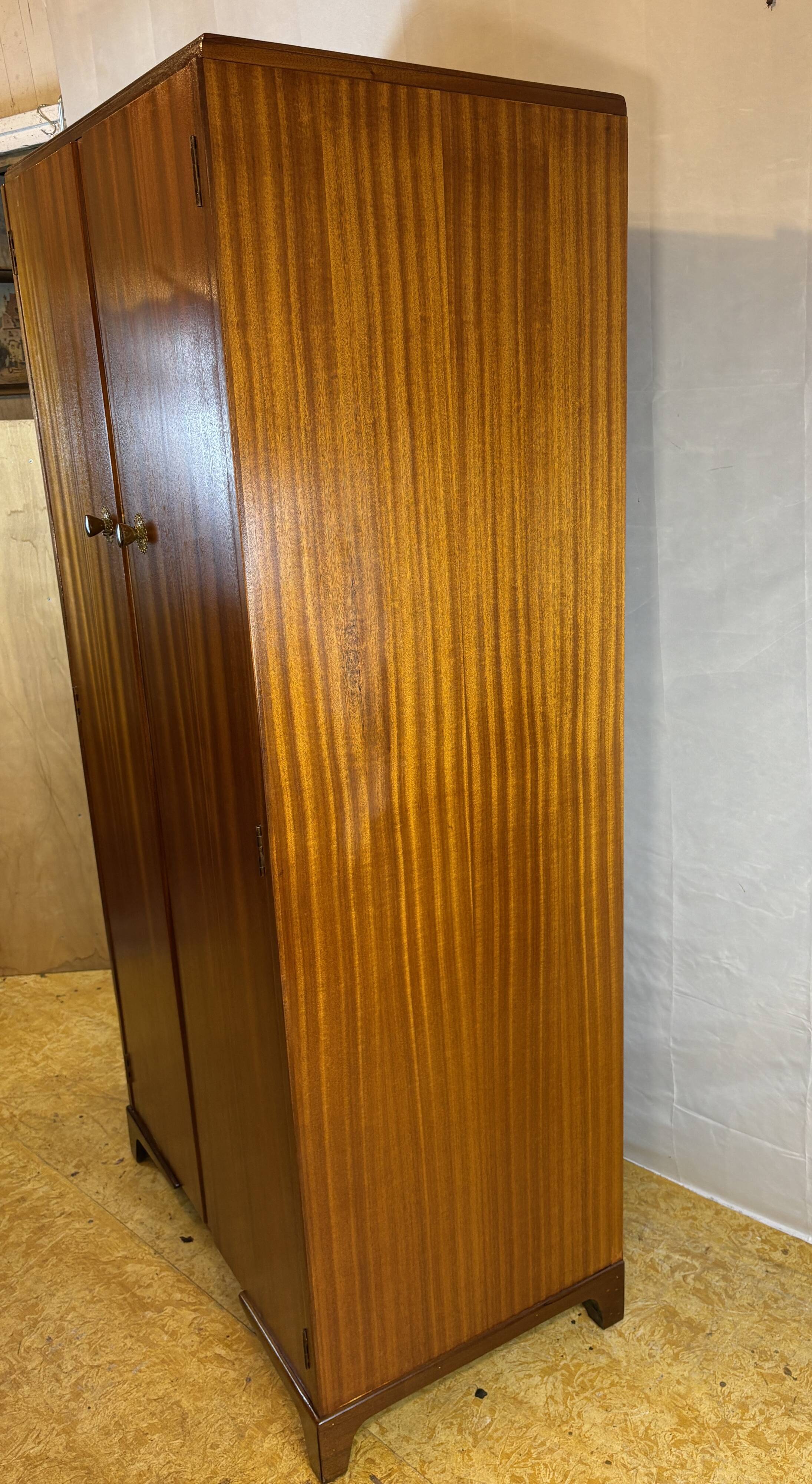 Mid Century Retro Teak Wardrobe by McIntosh 1960 English Designer
