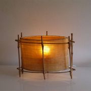 Vintage rattan lamp 1950