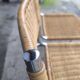 Pair of cantilever and rattan chairs from the 70s