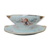 Saucière art déco en porcelaine