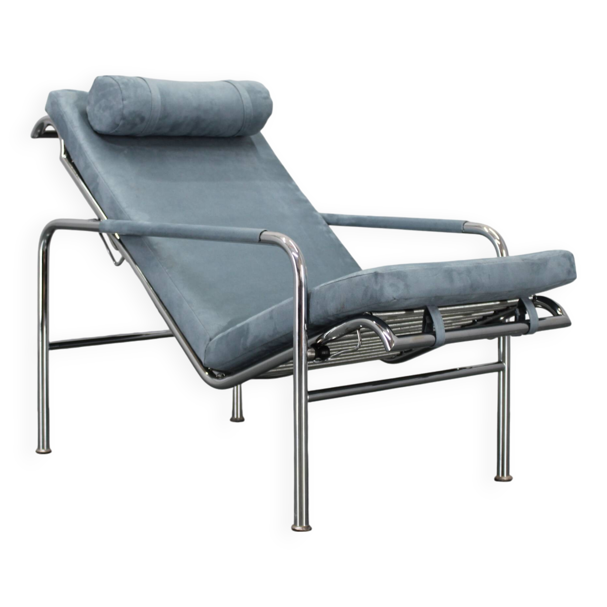 1980s Zanotta "Genni" Adjustable Lounge Chair, Italy