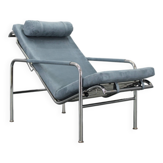 1980s Zanotta "Genni" Adjustable Lounge Chair, Italy