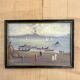 Oil painting "Fishermen of Sicily" 1960, Napoleon III frame