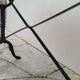 Marble and cast iron restaurant bistro table