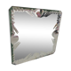 Small beveled mirror vintage 12x12cm