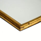 Mirror frame gilded gendarme hat bead row H 37.5 cm