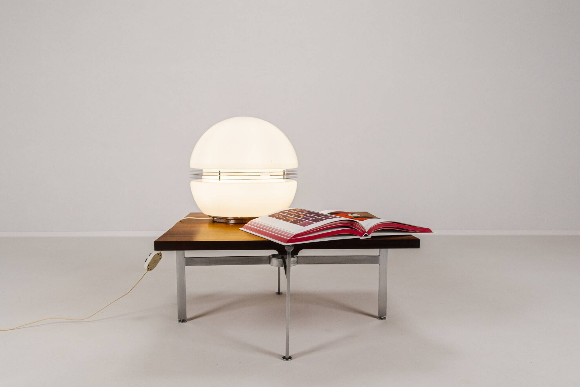 Space Age spherical table lamp by Enrico Tronconi, Italy, 1970s