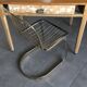 Metal chair wired