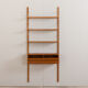Vintage Poul Cadovius teak entry wall unit bookcase with a console for CADO Denmark, 1960s