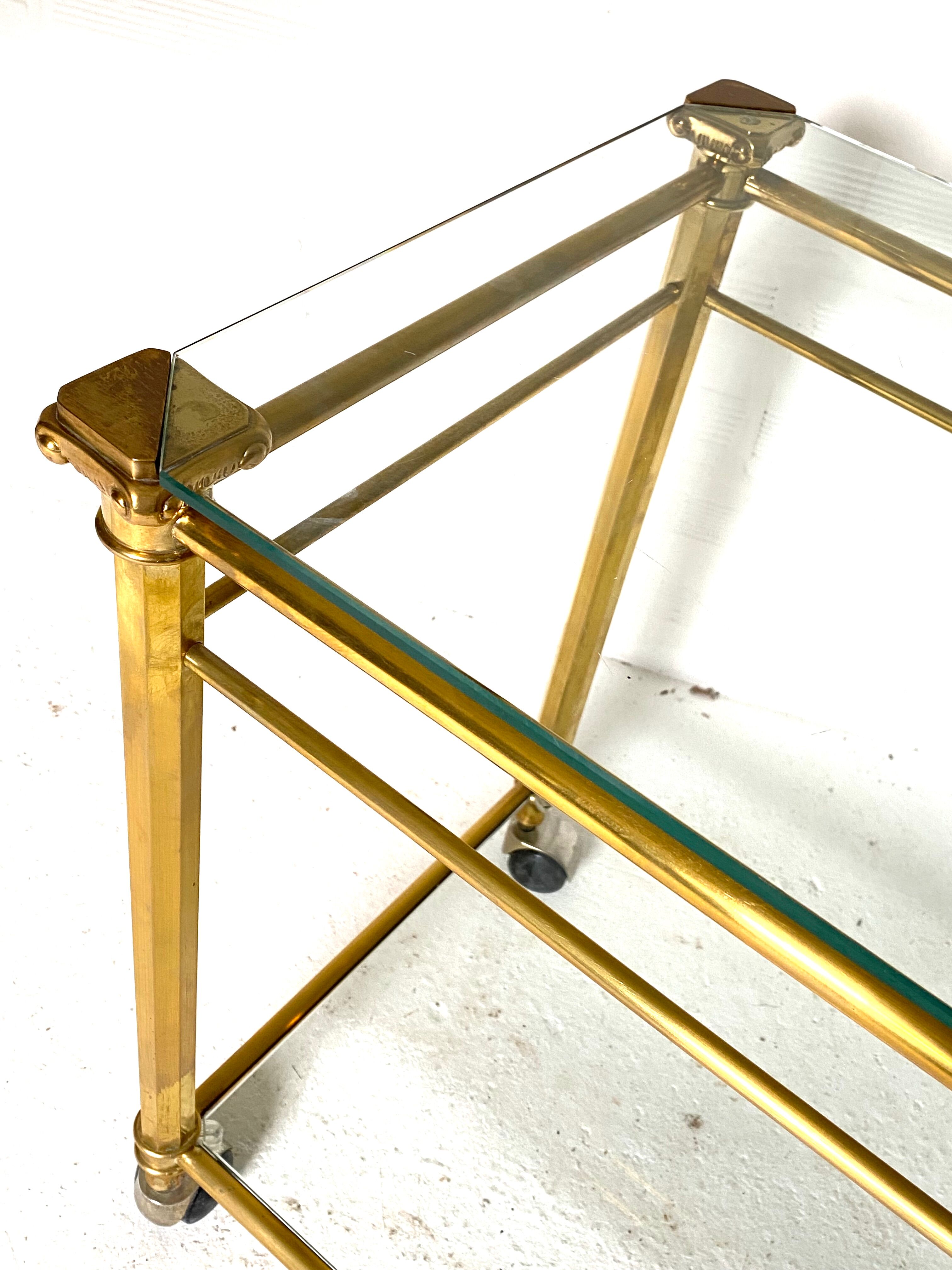 Rolling service in brass