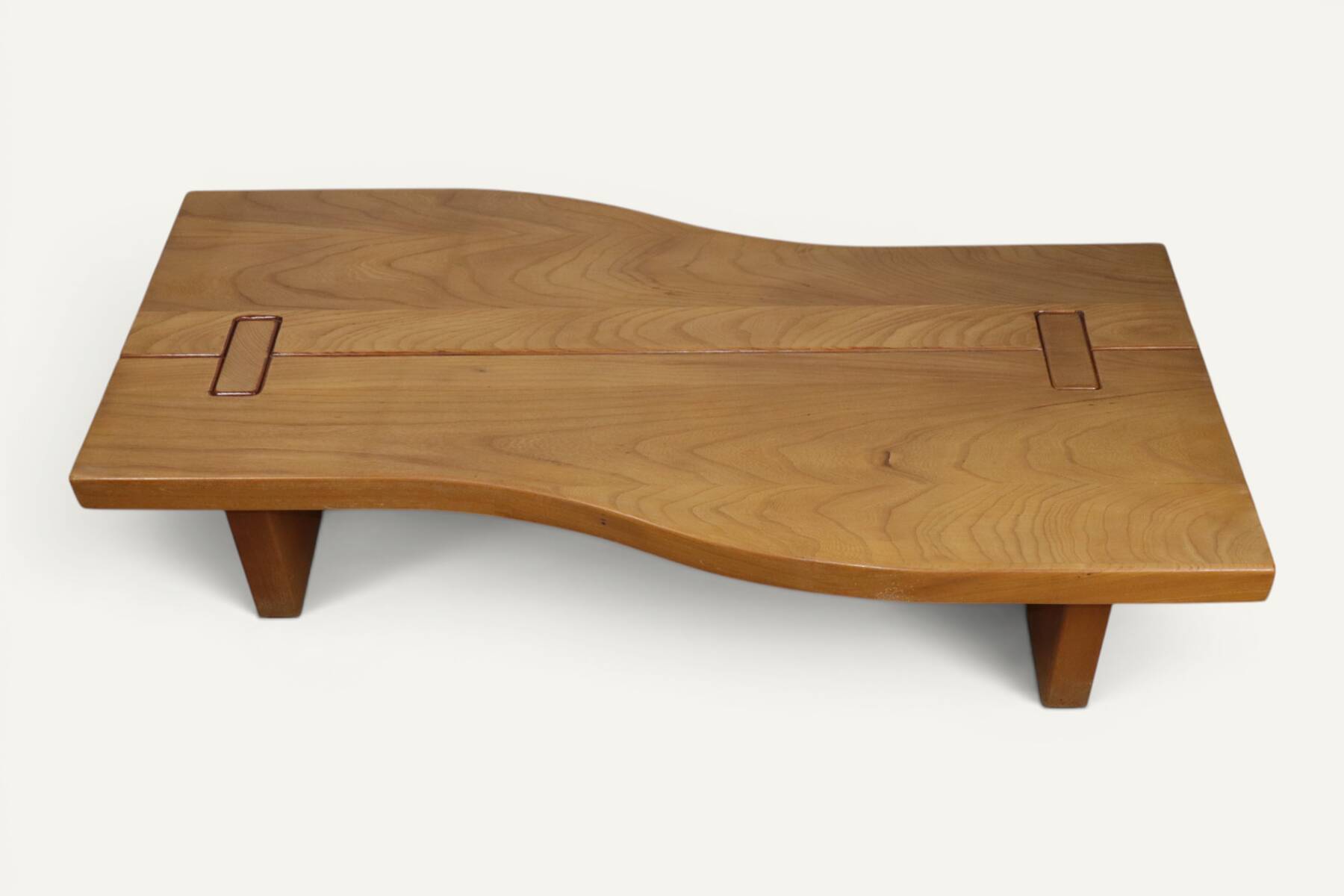 Regain coffee table in solid elm - 1970s