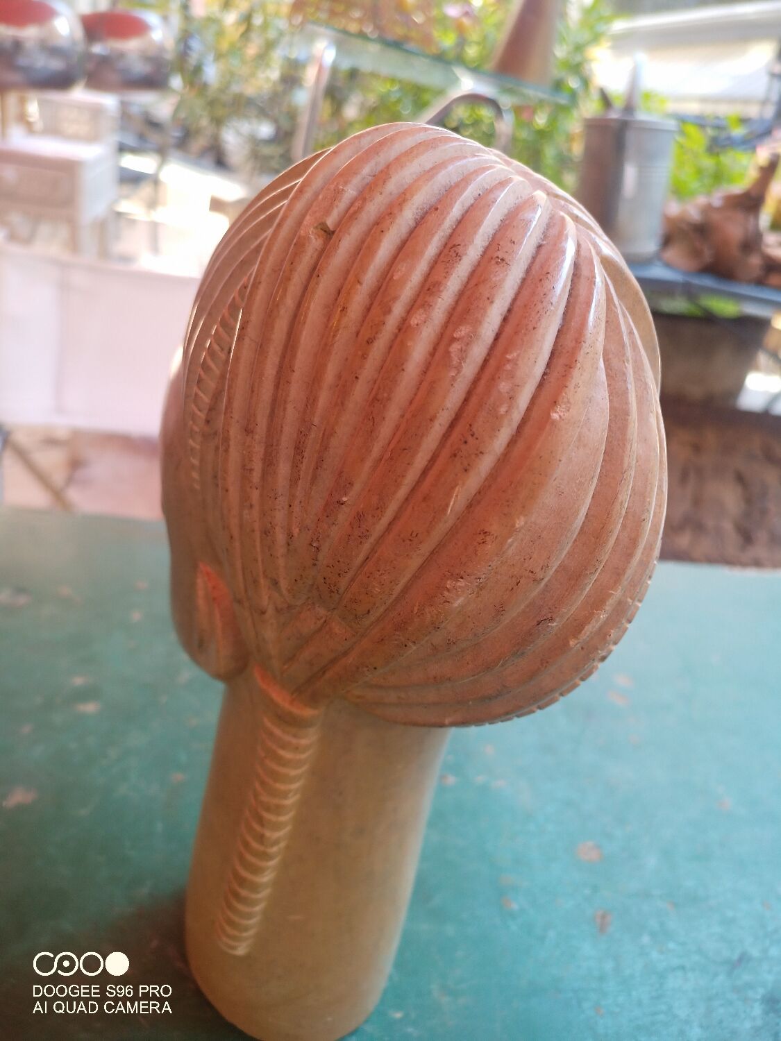 African stone statue