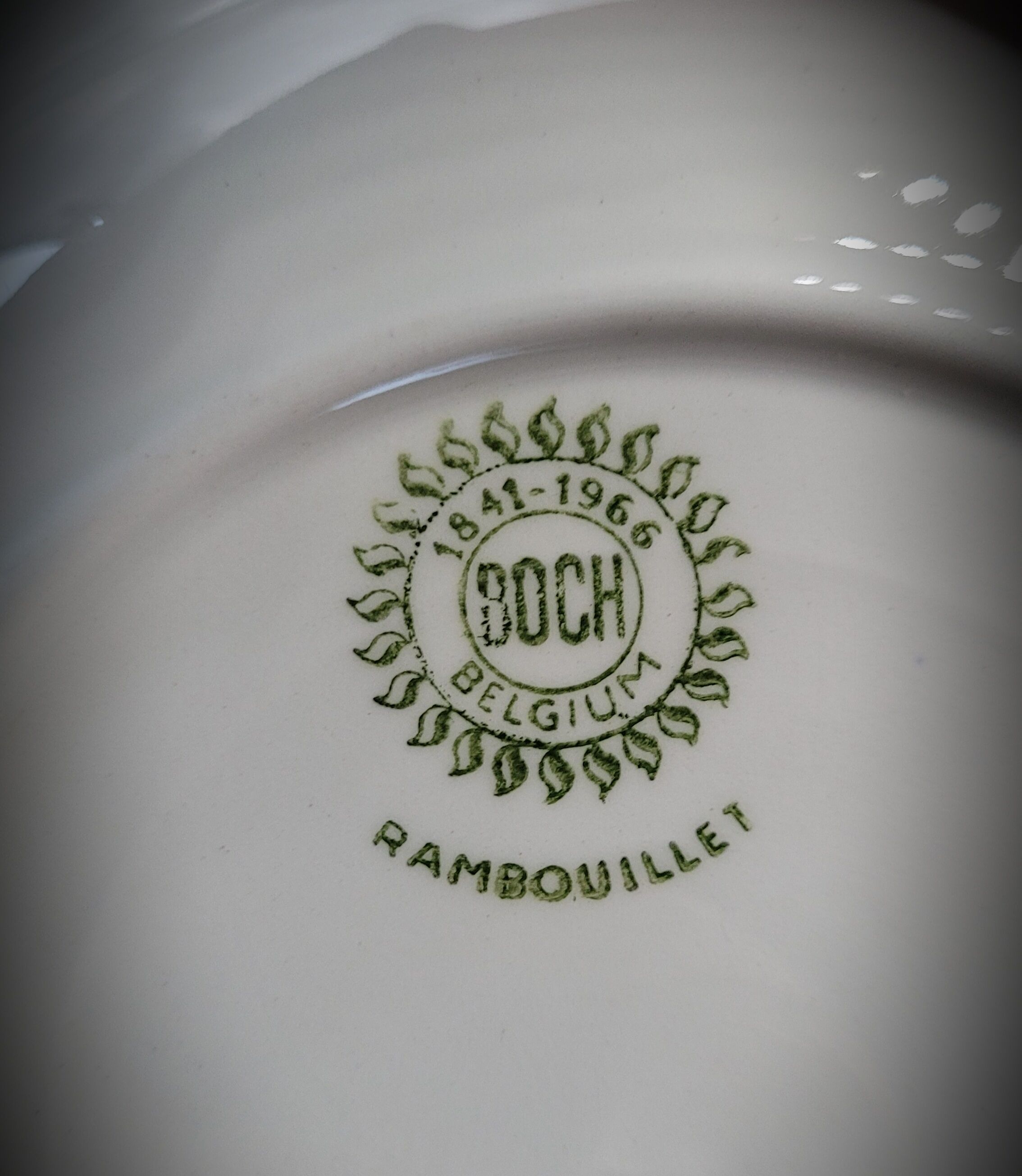 Set 4 plates Rambouillet 1966