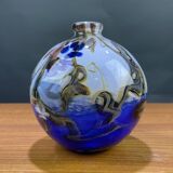 Murano glass soliflore ball vase