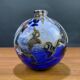 Vase boule soliflore en verre de Murano