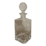 Superb crystal whiskey carafe signed jg durand