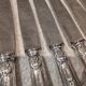 12 silver-plated table knives, Ercuis silversmith, Louis XV style, 29
