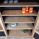 GLASS CABINET IN SOLID OAK