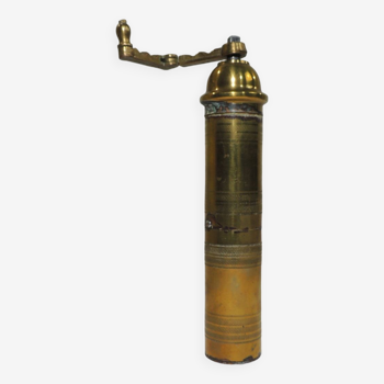Old brass coffee grinder Made in Greece/vintage/spice grinder