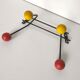 Coat rack 4 patères balls colors 1950