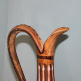 Vintage ceramics from Vallauris. Aiguière of the years 70. Signed Santi.