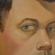 Self-portrait of a young aristocrat painting HST coat of arms noble heraldry