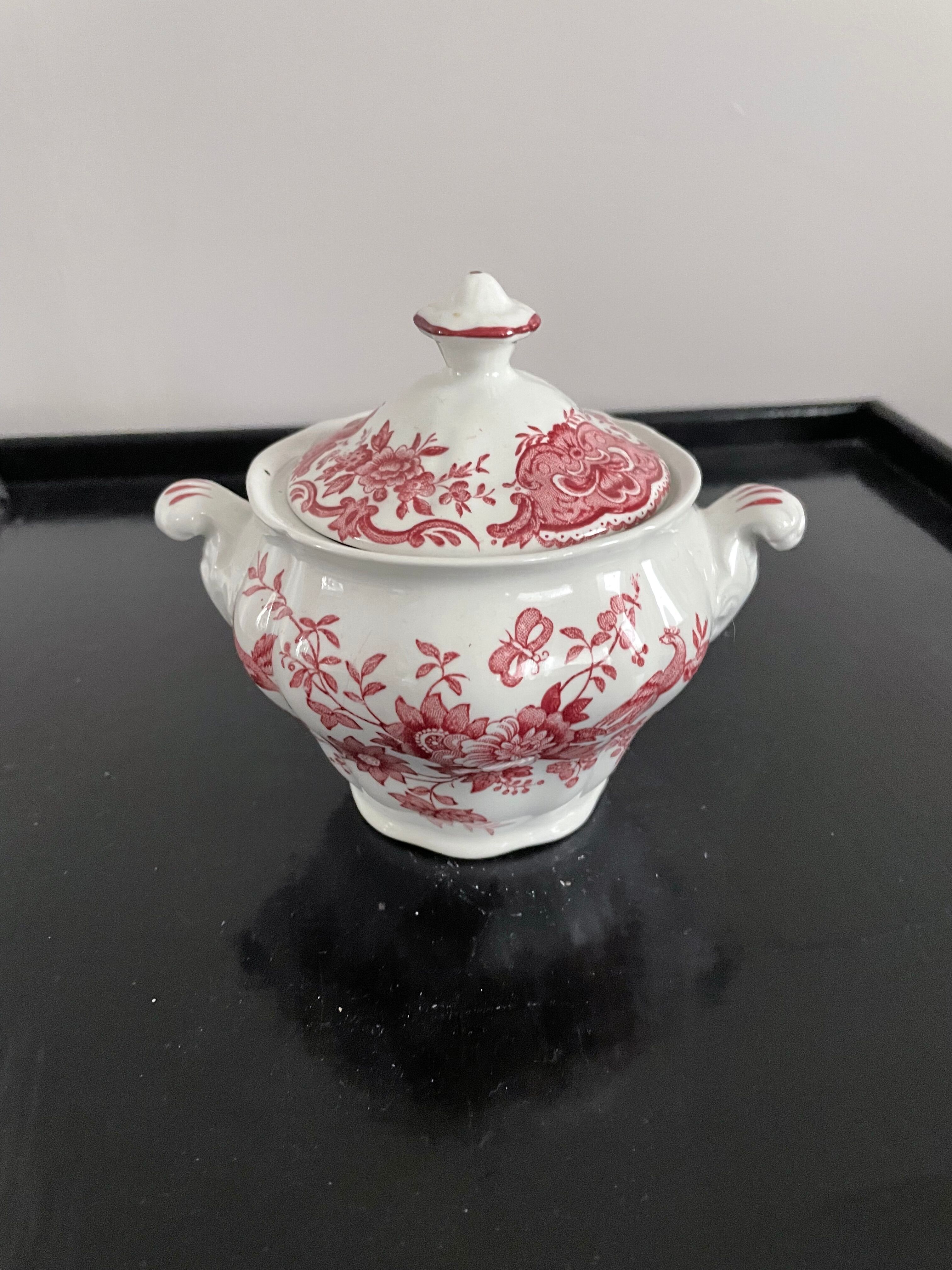 English porcelain sugar RIDGWAY Windsor model