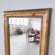 Rectangular foot mirror with pearl mesh